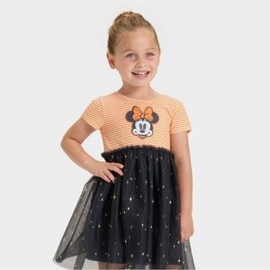 Disney Peach and White Minnie Striped Dress